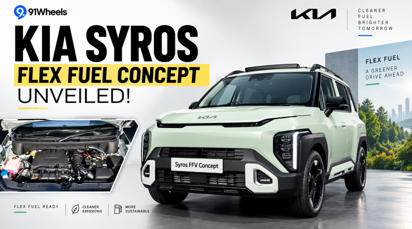 Kia Syros Flex Fuel Concept Unveiled: 100% Ethanol Capable